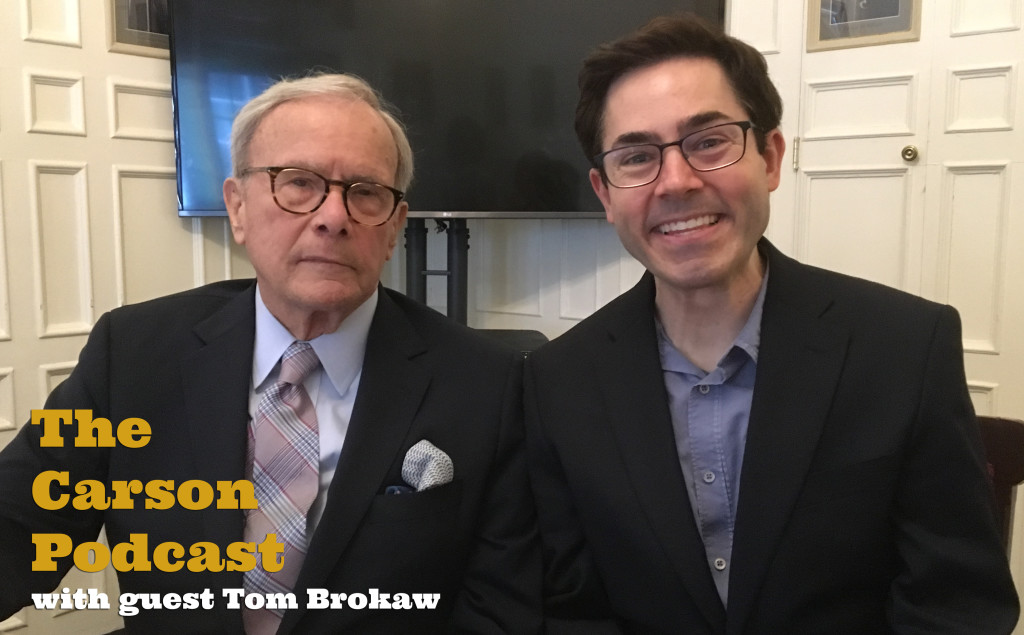 Tom Brokaw and Mark Malkoff